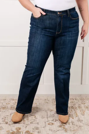 Hazel Blues® |  Alaina High Rise Classic Straight Jeans