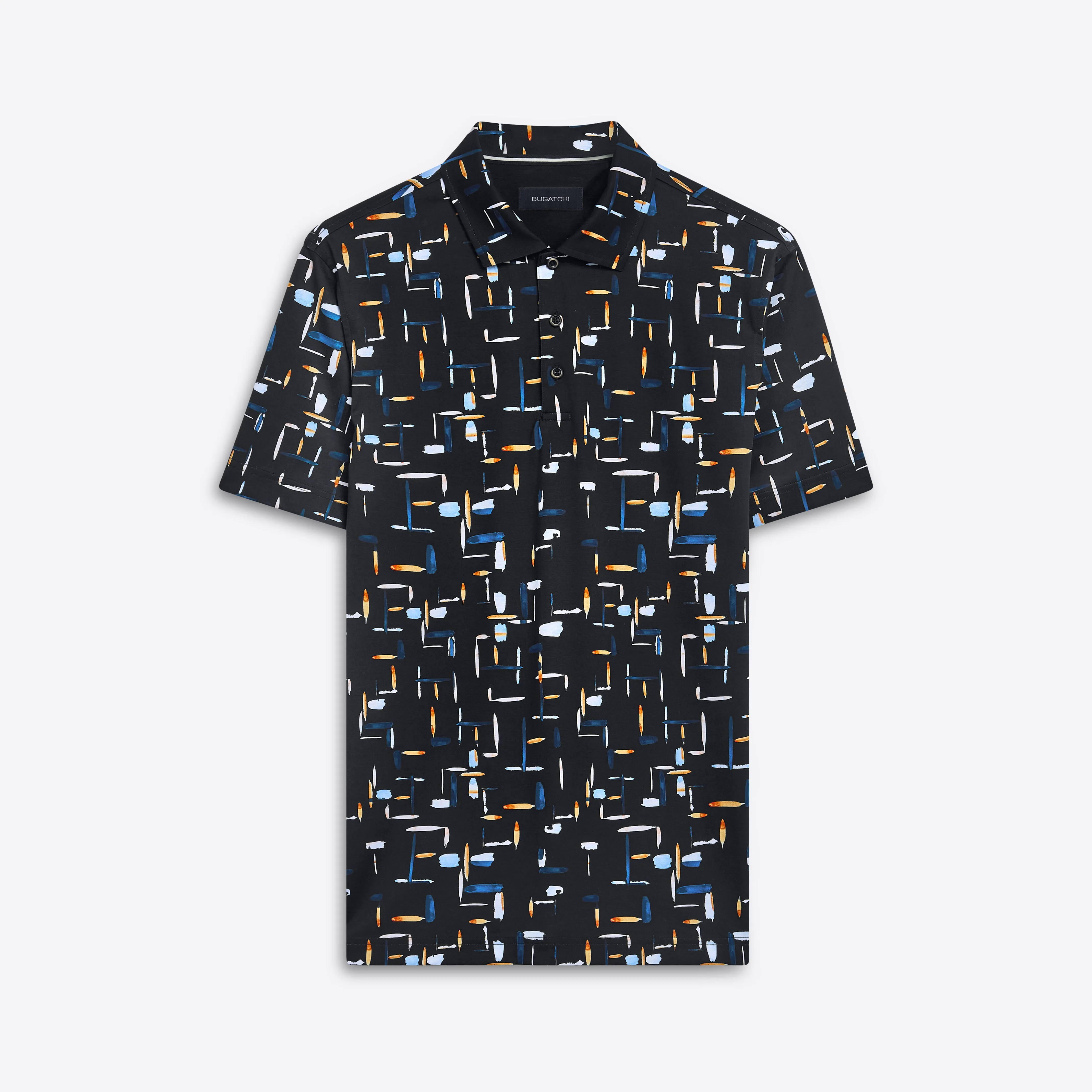 HENDRIX Paint Strokes Print Polo