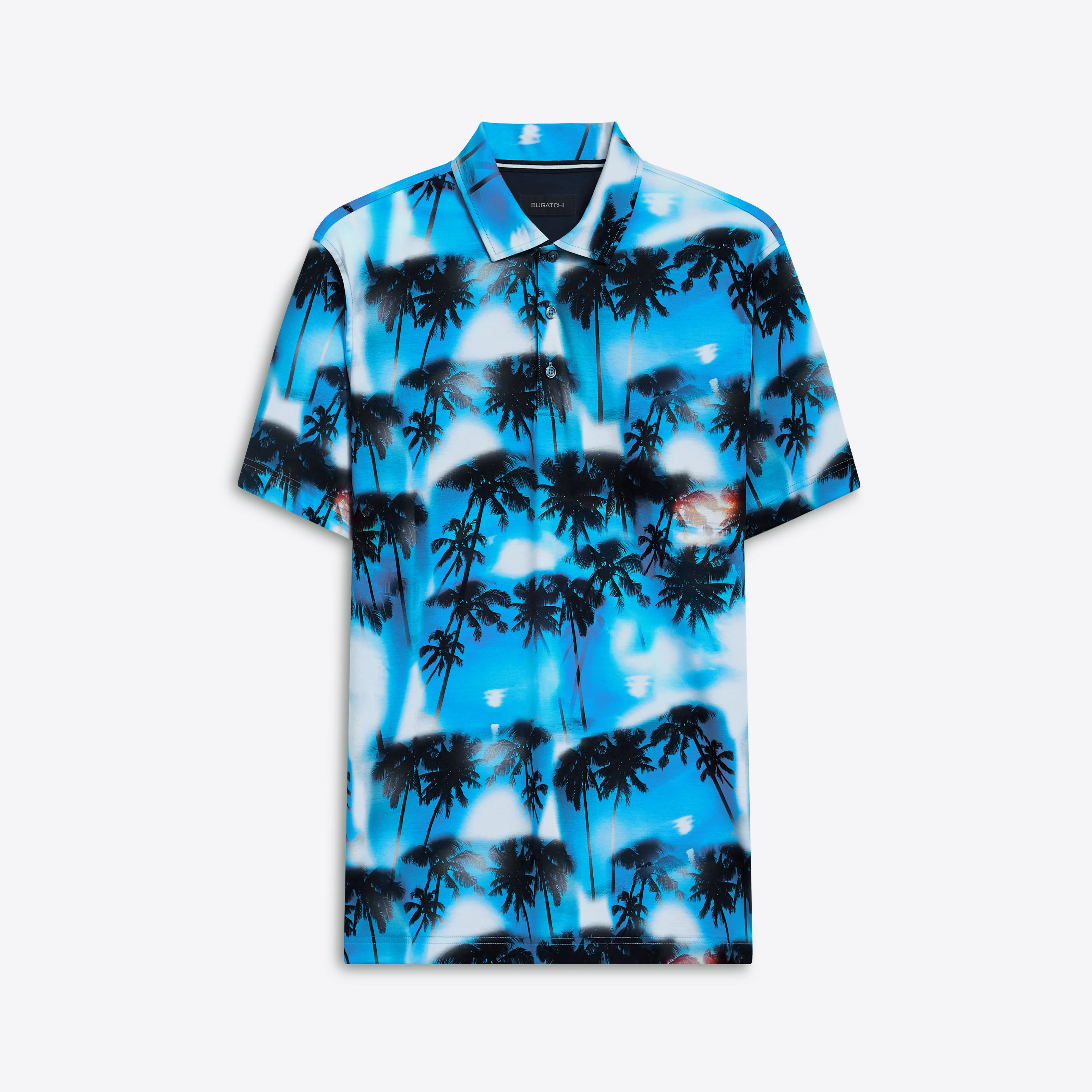 HENDRIX Palm Tree Print Polo