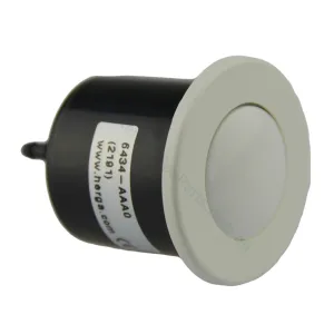 Herga Micro-bore Air Button - White - 27mm OD | 23mm Hole