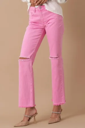 High Rise Slim Straight