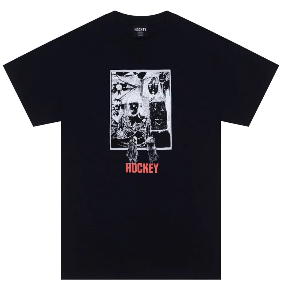 Hockey Rosie Tee Black