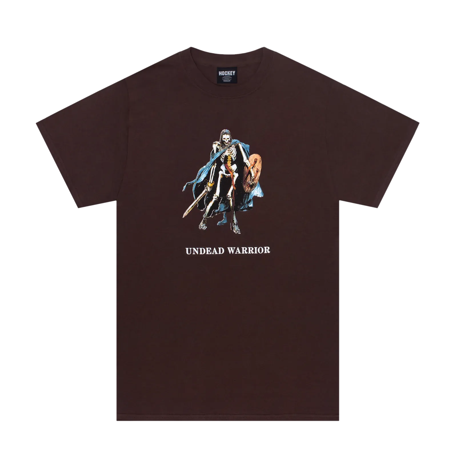 Hockey Undead Warrior Tee - Dark Brown