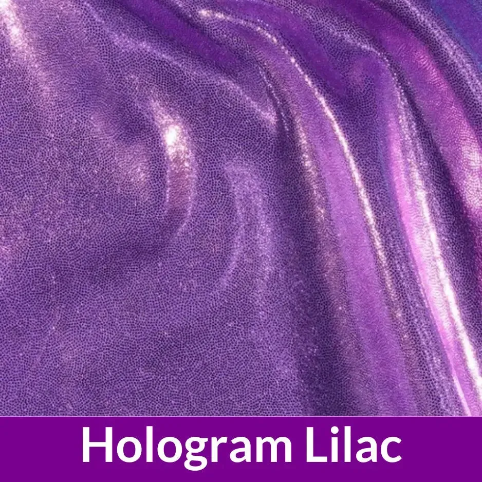 Hologram Lilac Fit Model Competition Suit