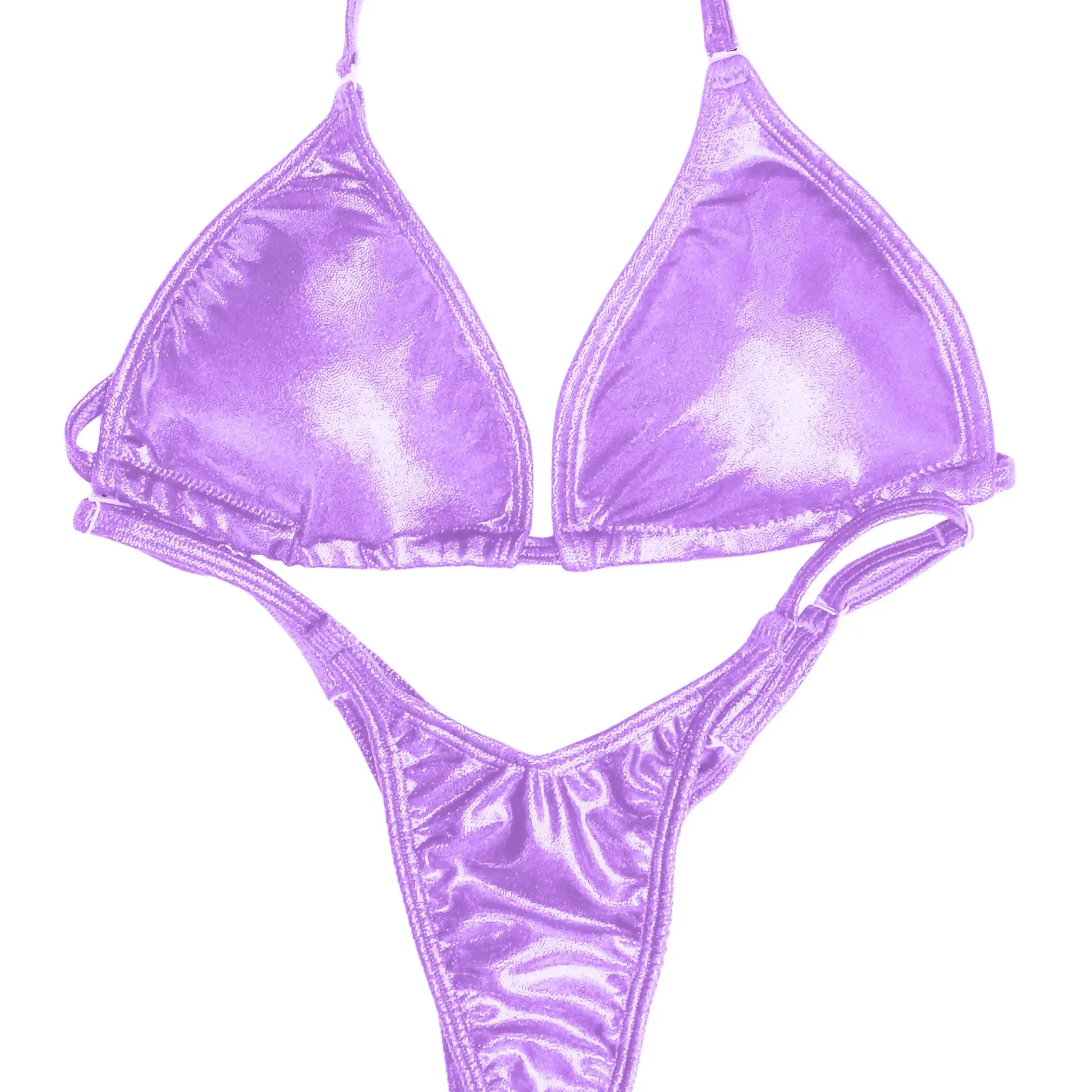 Hologram Lilac Fit Model Competition Suit