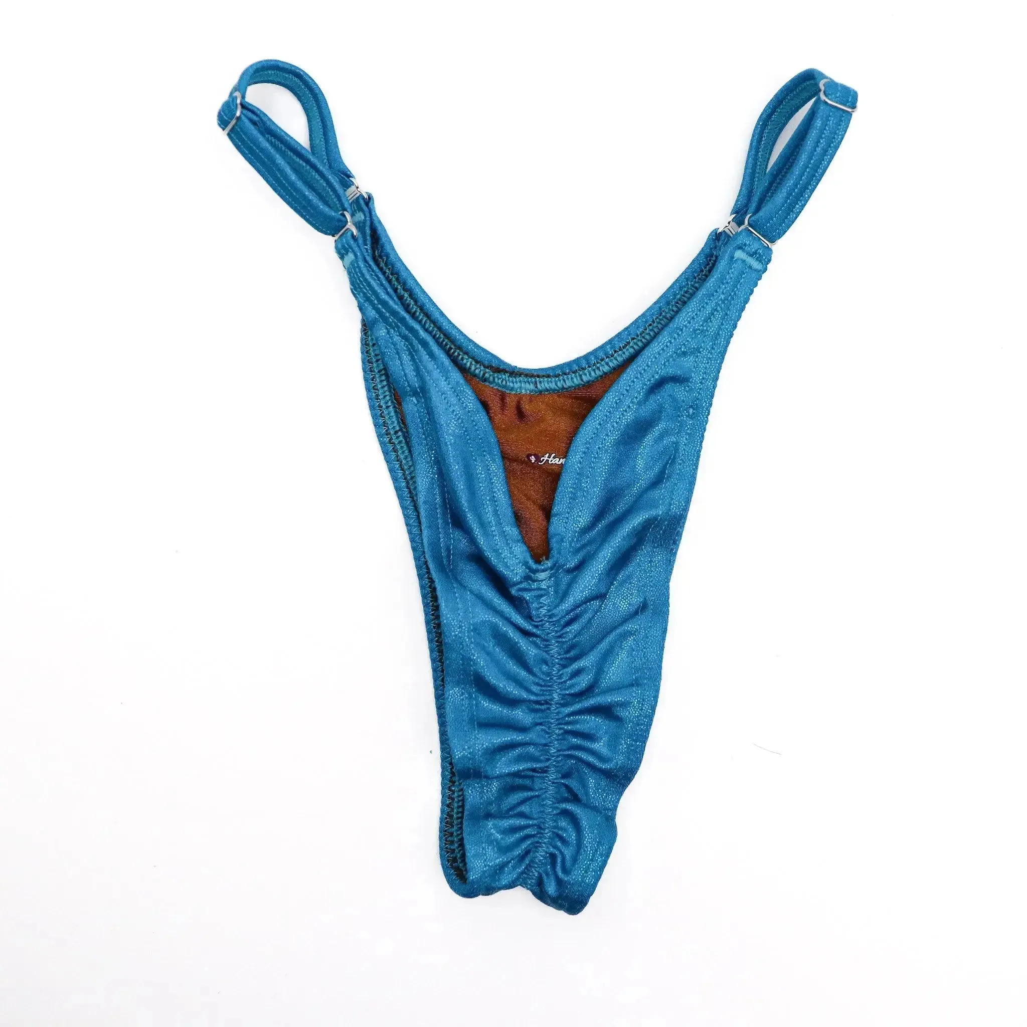 Hologram Turquoise Fit Model Competition Suit