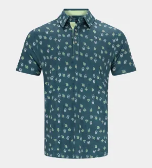 HOPS N BARLEY POLO - GREEN