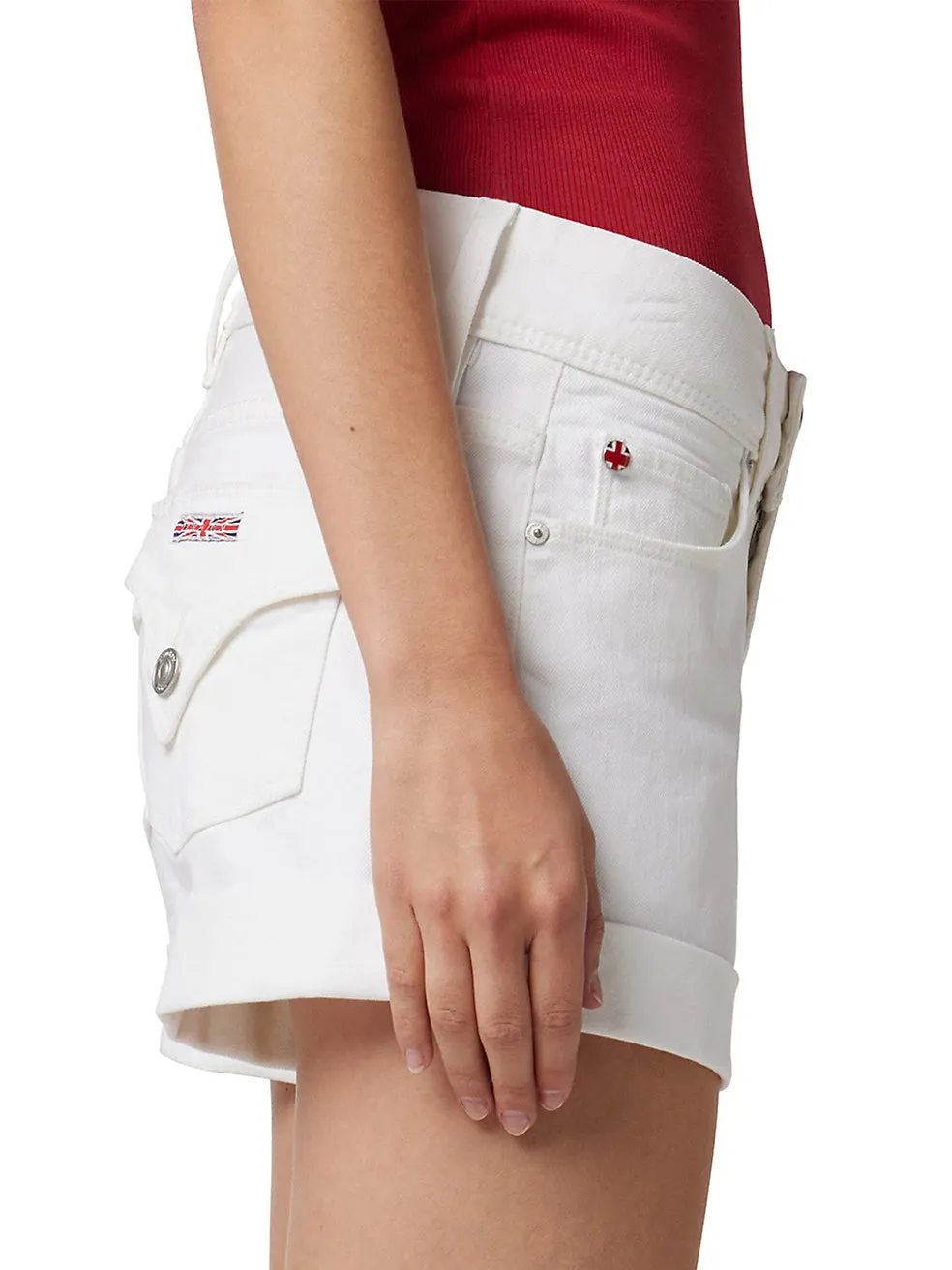 Hudson - Croxley Mid-Rise Denim Shorts