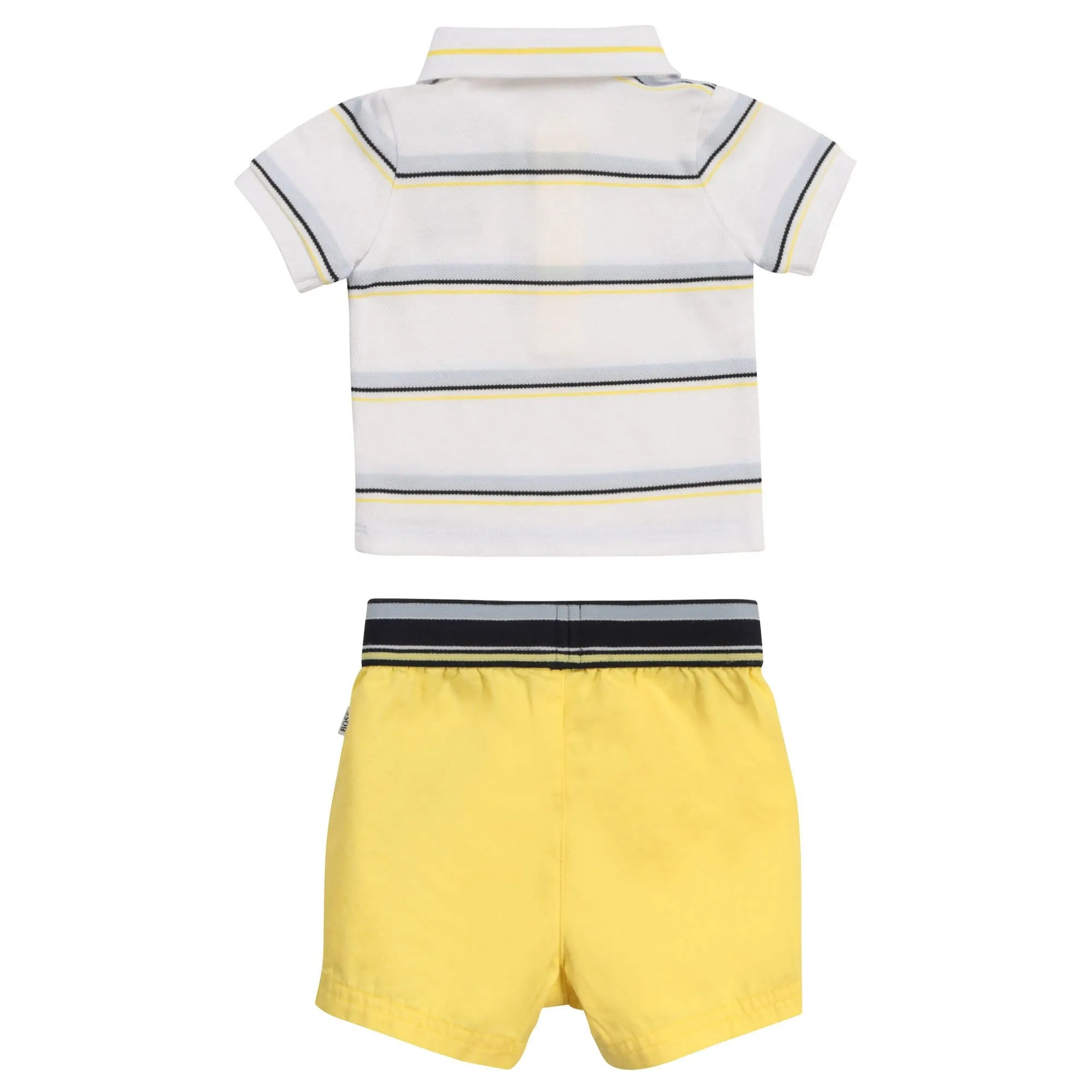 HUGO BOSS - Polo & Bermuda - Yellow