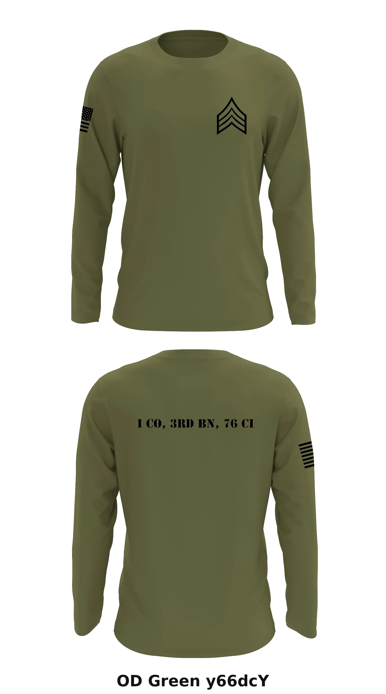 I CO, 3rd BN, 76 CI Store 1 Core Men's LS Performance Tee - y66dcY