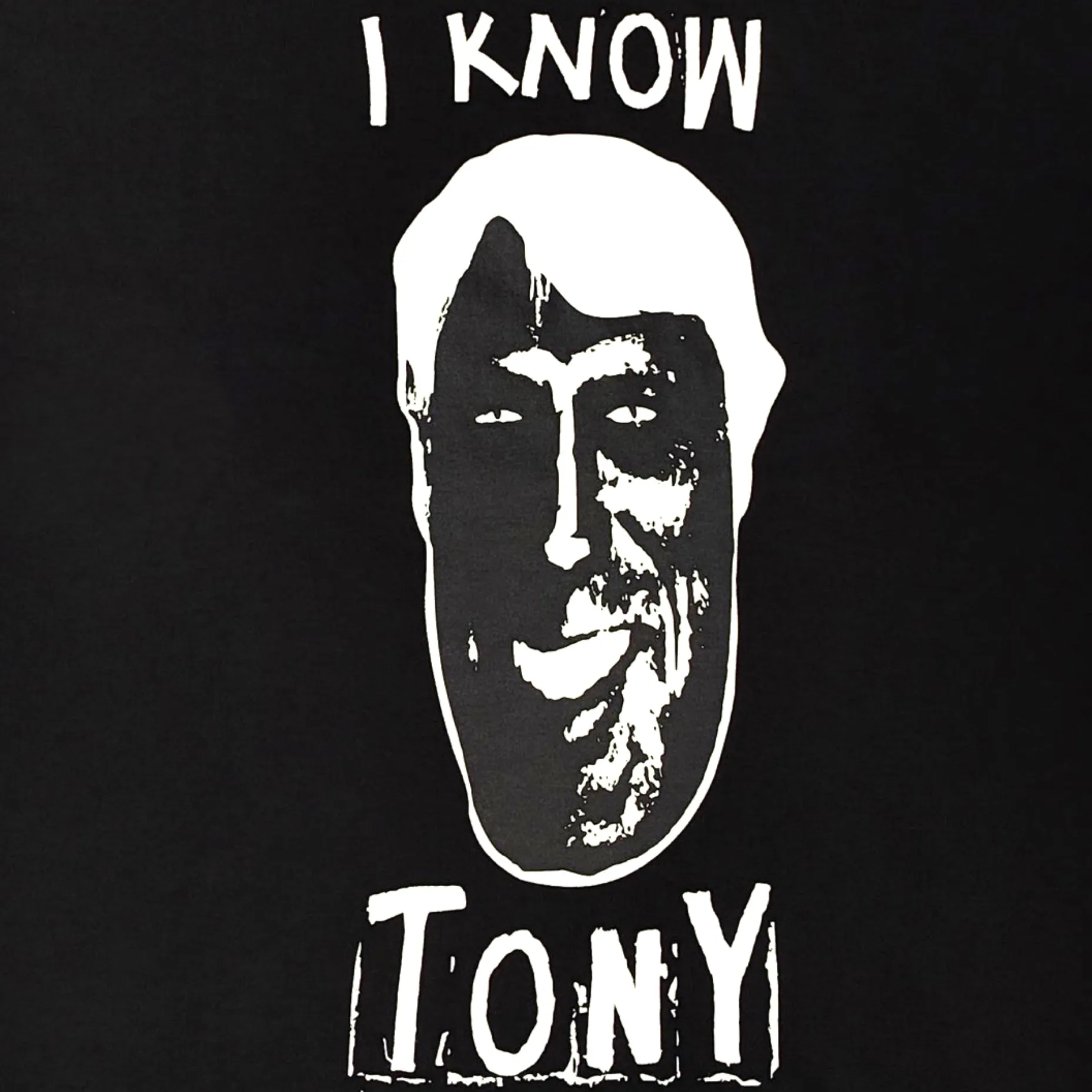 I Know Tony Sleeveless T-Shirt Metal Gray