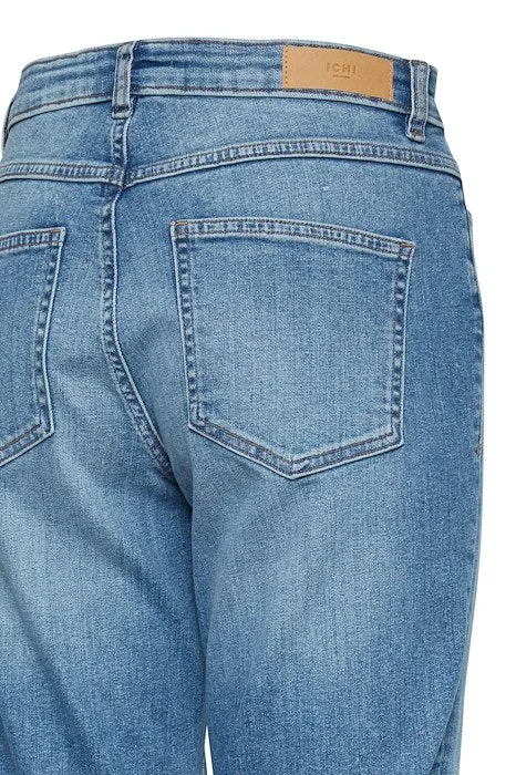ICHI Twiggy Raven jean in light blue