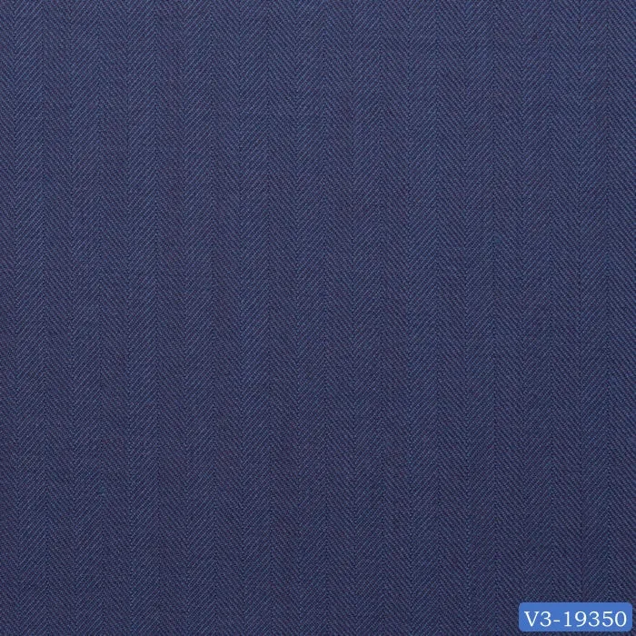Indigo Blue Herringbone Regular Suit