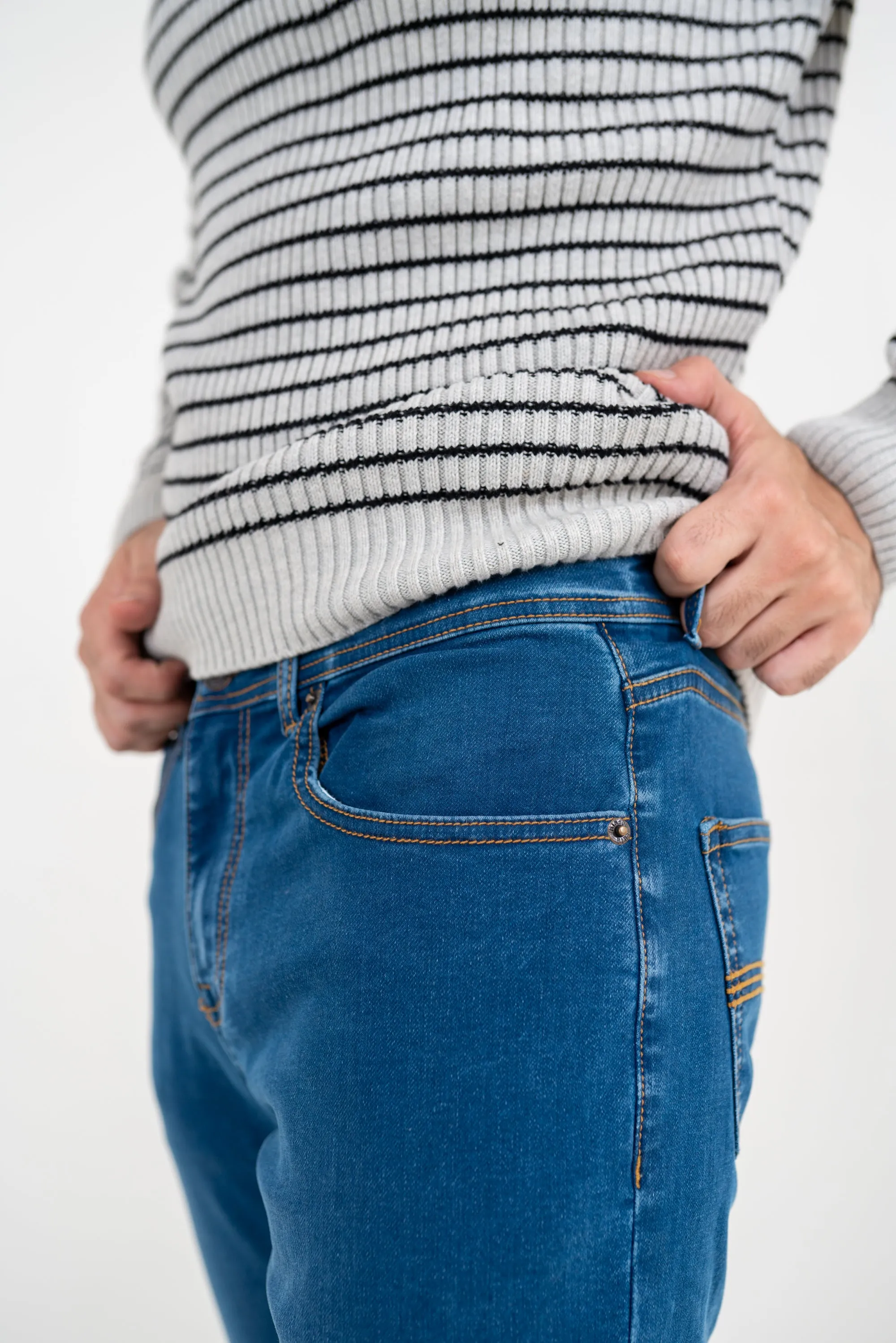 Ink-Blue Slim Fit Jeans