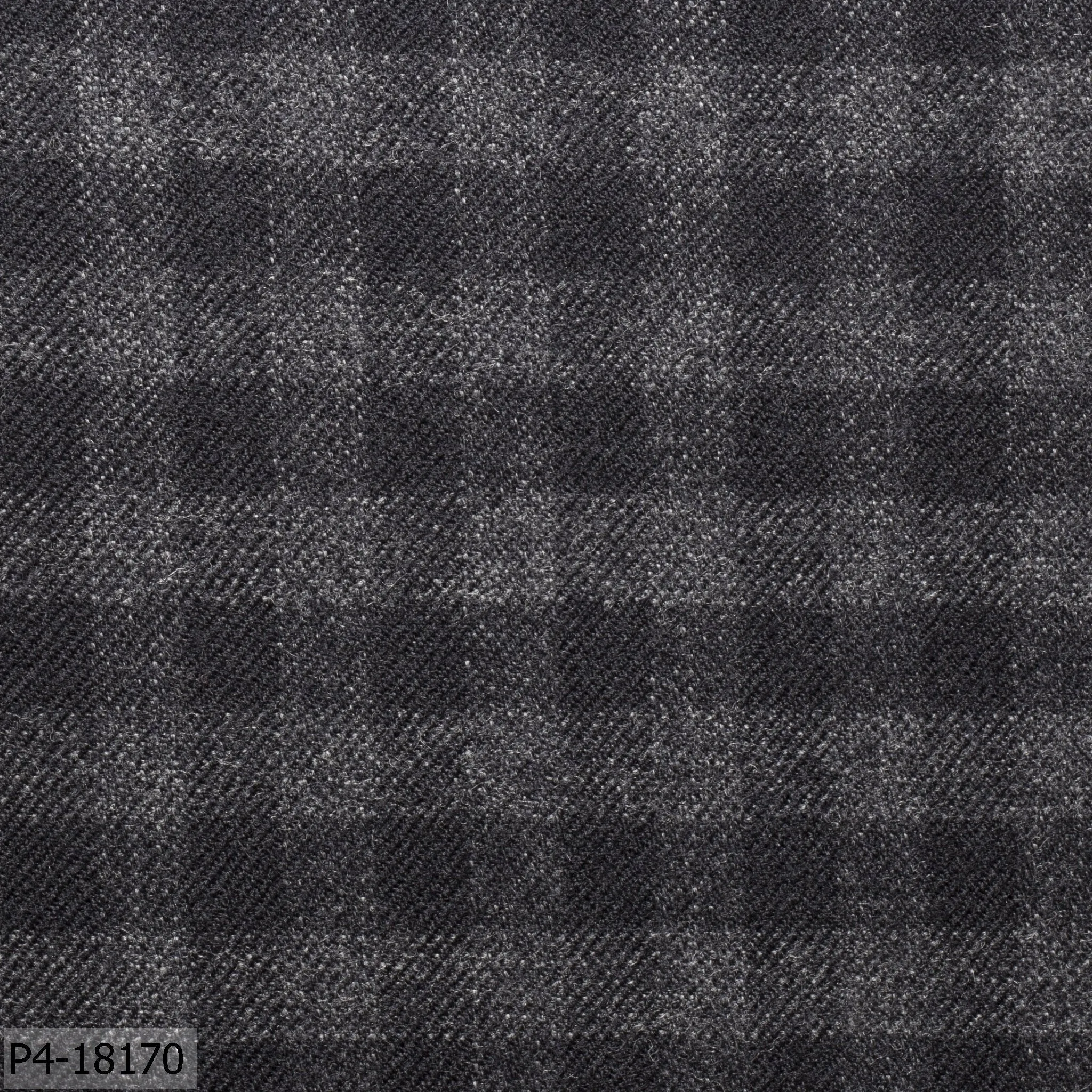 Iron Grey With Light Grey Gingham Check Flannel Suit