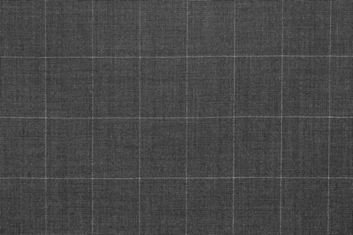 Iron Grey With White Block Windowpane Suit