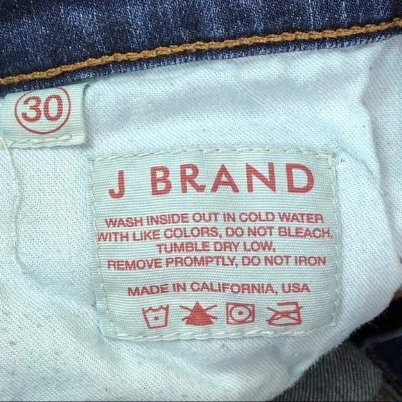 J Brand Bailey Boot Leg Jeans in Mayflower Sz 30
