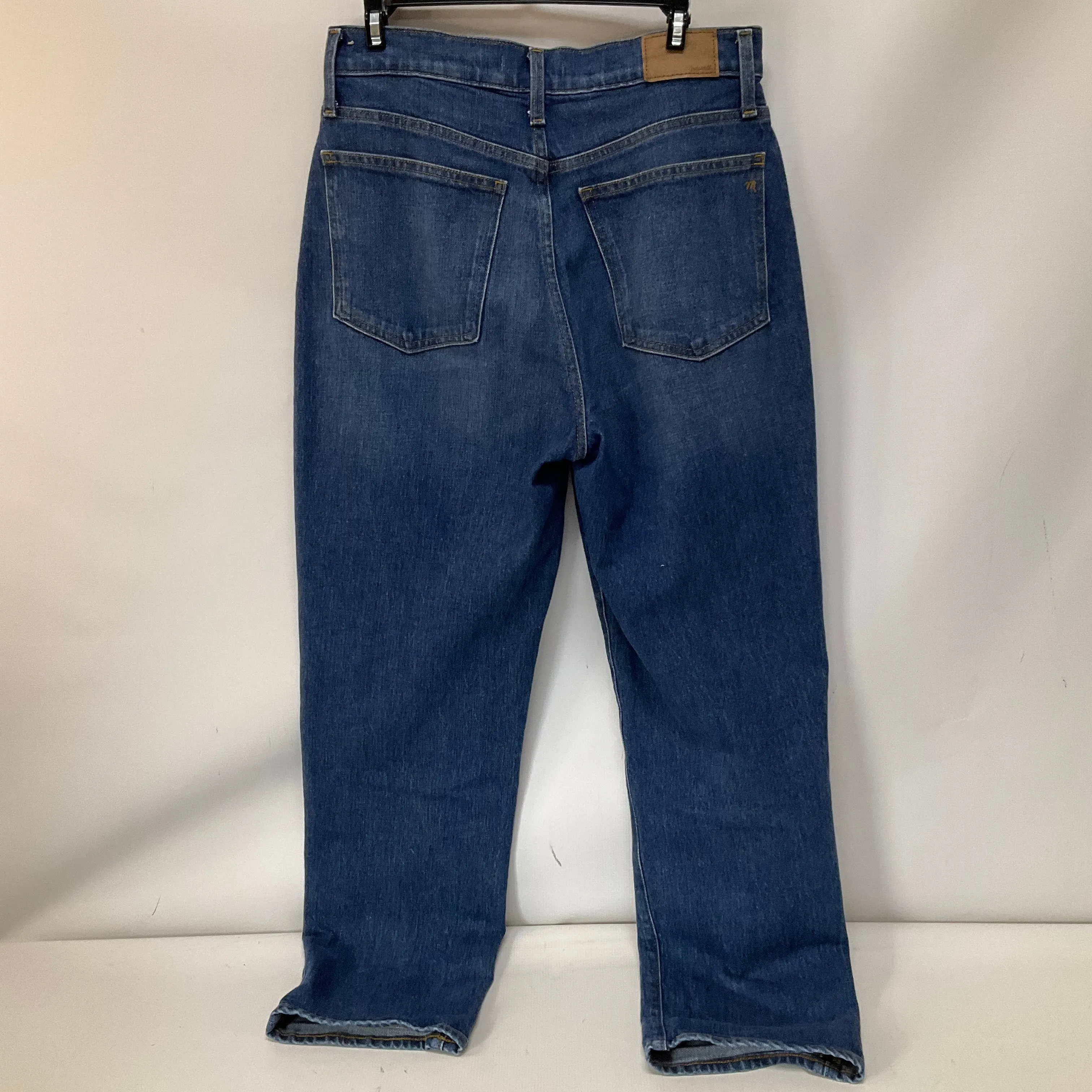 Jeans Straight By Madewell In Blue Denim, Size: 6