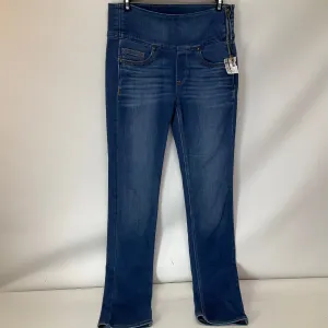 Jeans Straight By Spanx In Blue Denim, Size: 2