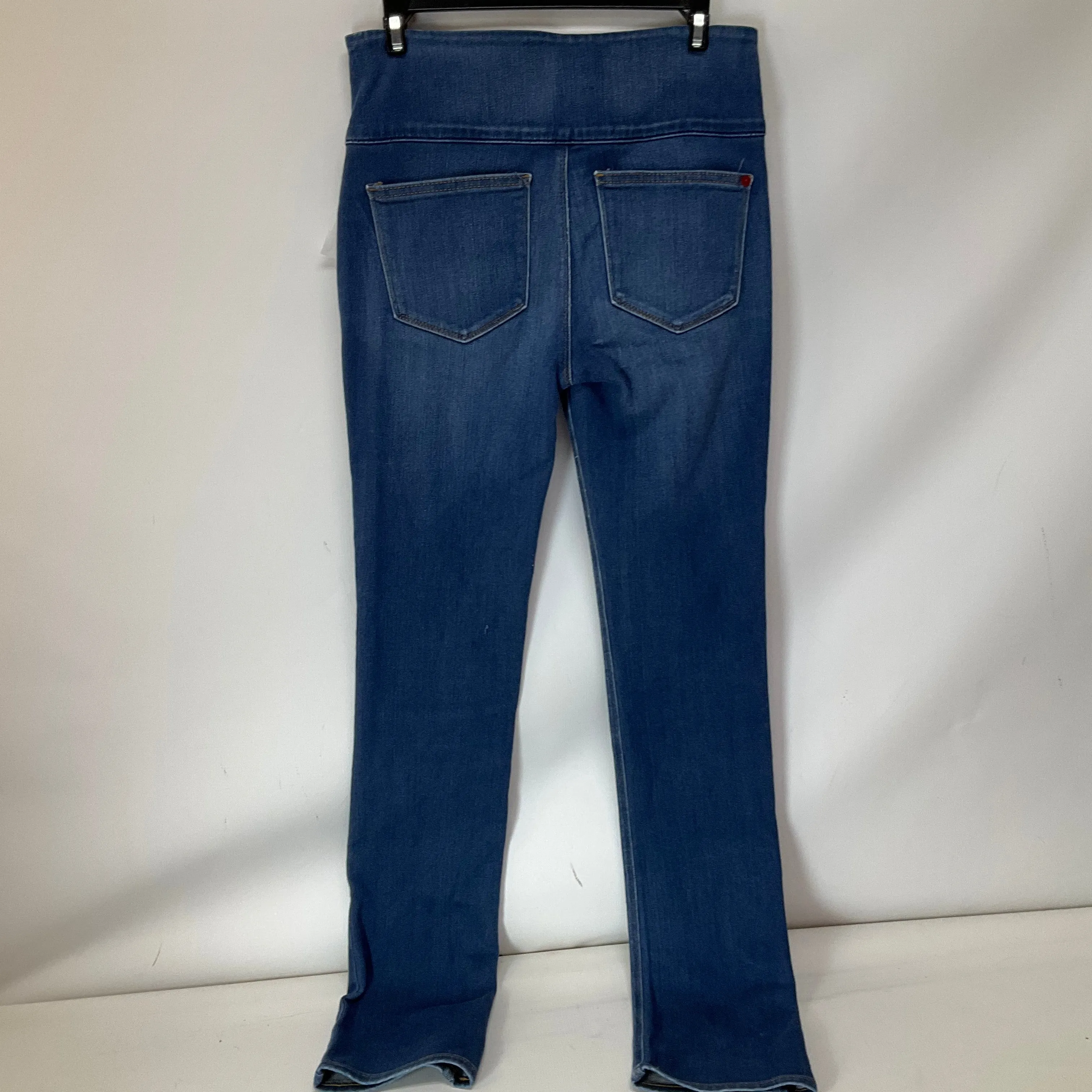 Jeans Straight By Spanx In Blue Denim, Size: 2