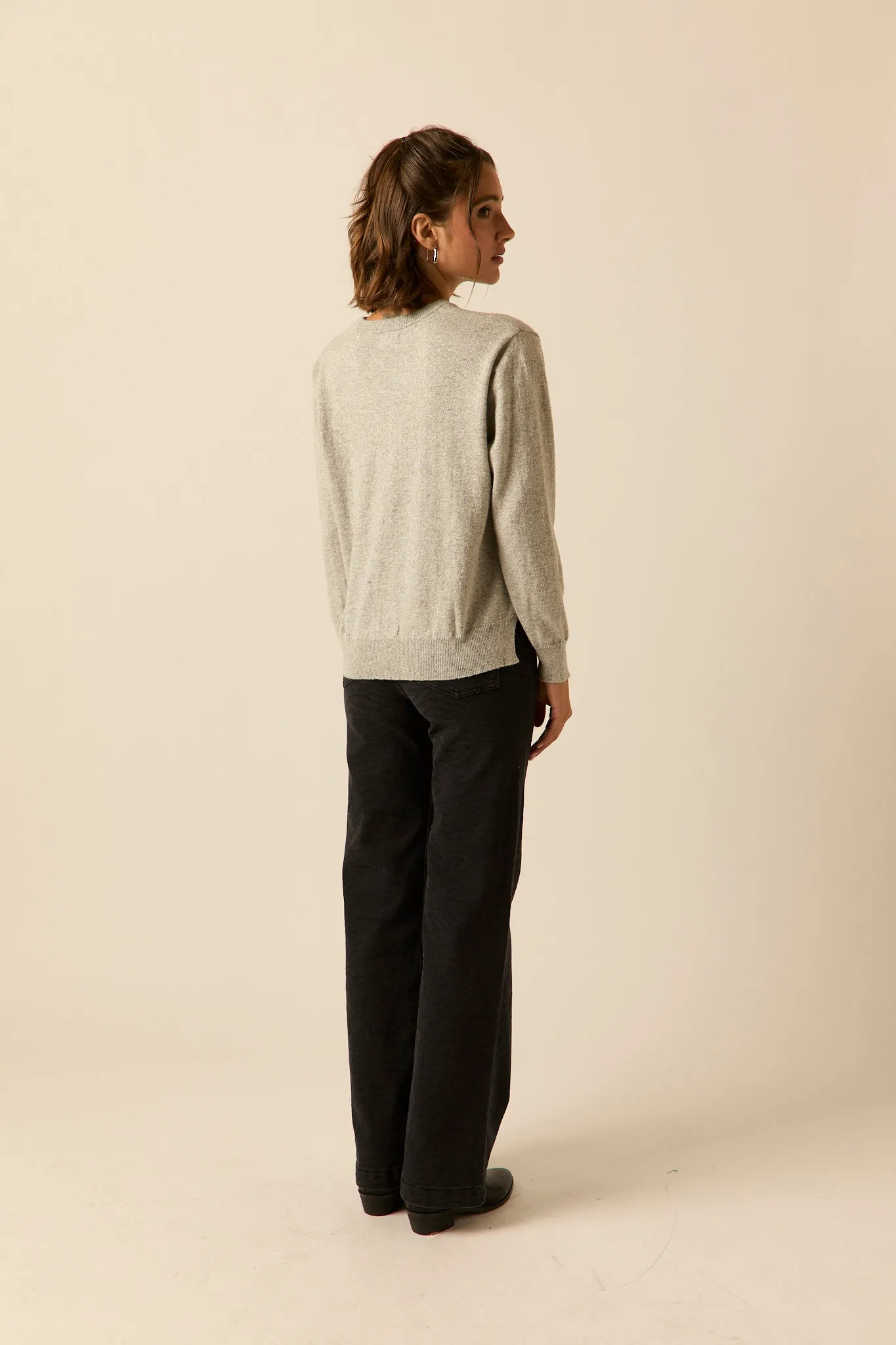 Jeans straight cebra bicolor