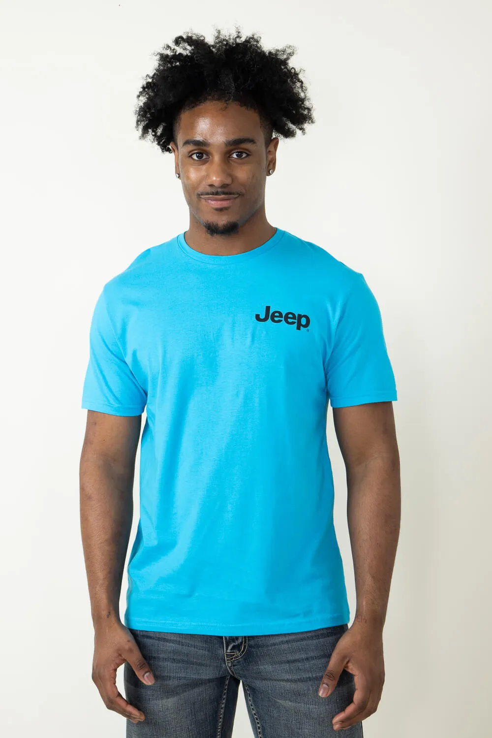 Jeep Muddy Duck T-Shirt in Blue | 3813-BLUE