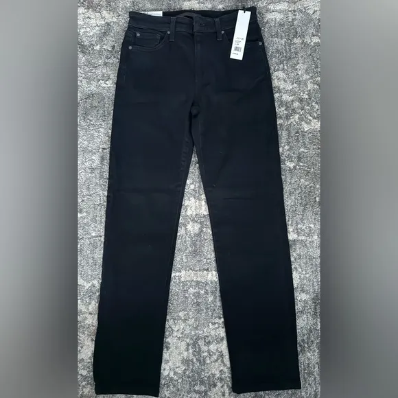 Joe’s The Mills high rise straight ankle Blk jeans