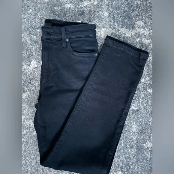 Joe’s The Mills high rise straight ankle Blk jeans