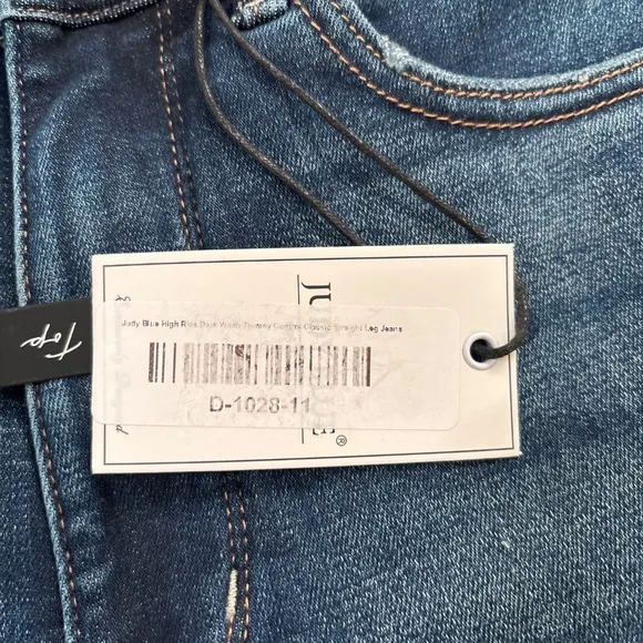 Judy Blue High Waist Tummy Control Classic Straight Leg Jeans Size 11/30…