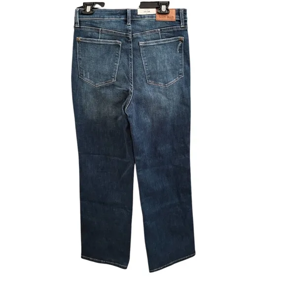 Judy Blue High Waist Tummy Control Classic Straight Leg Jeans Size 11/30…