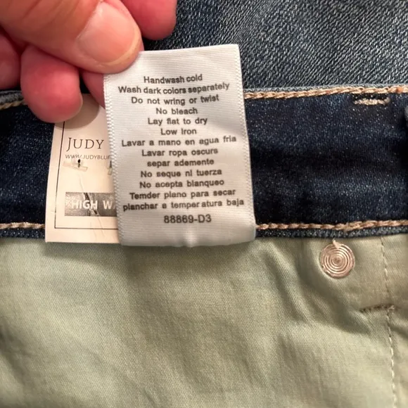 Judy Blue High Waist Tummy Control Classic Straight Leg Jeans Size 11/30…