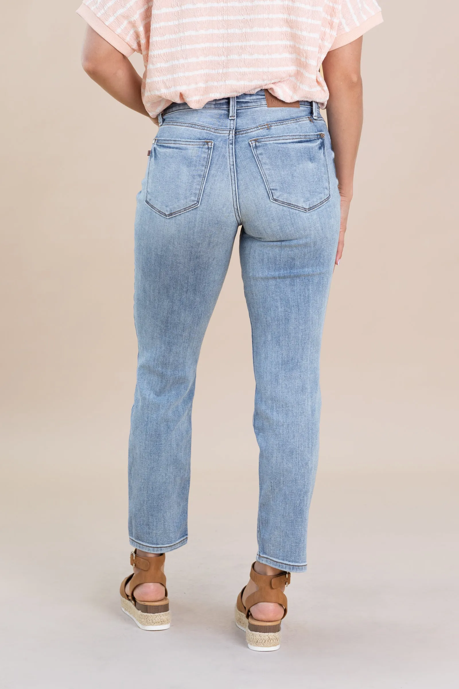 Judy Blue Medium Vintage Wash Slim Fit Jeans