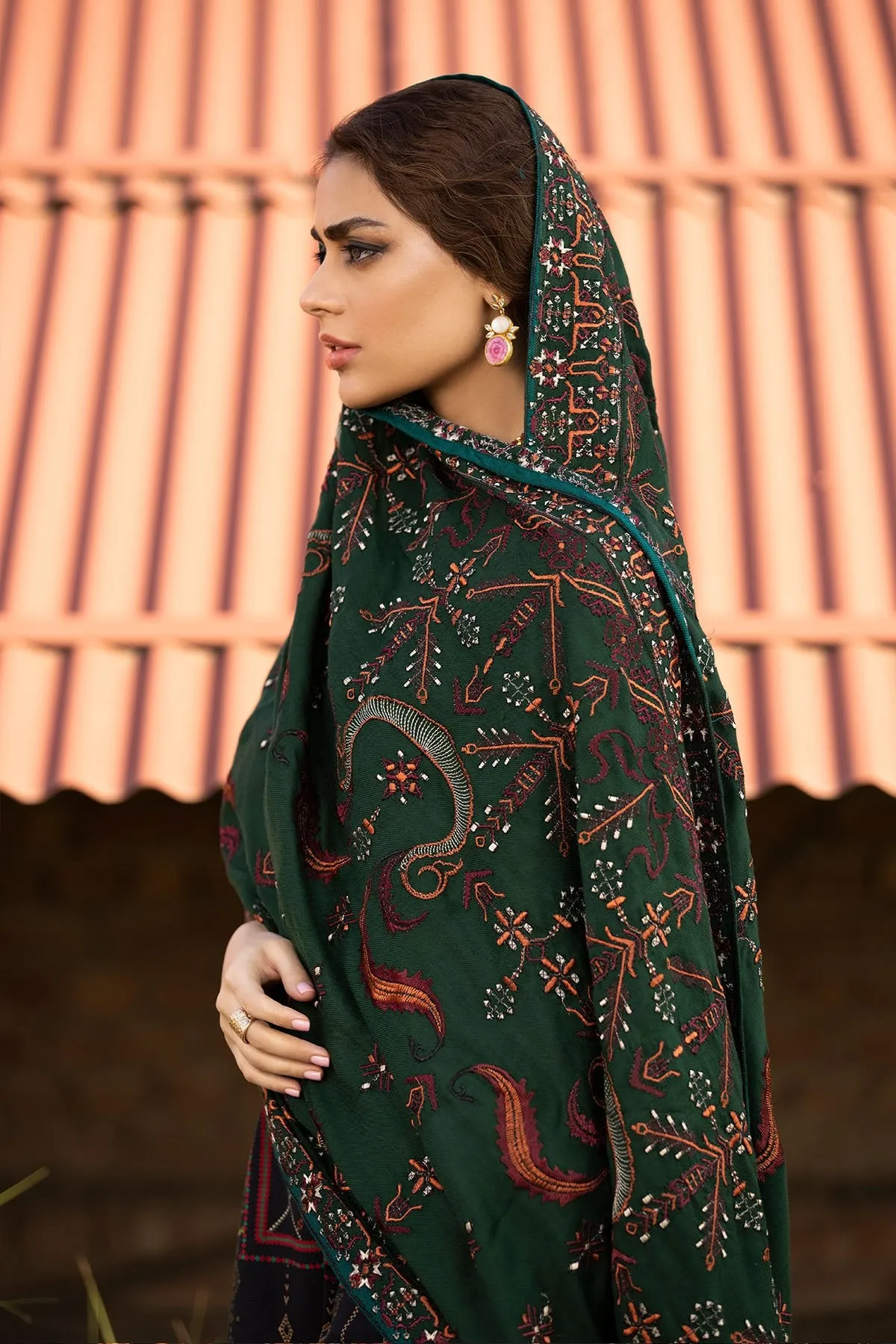 KALASH | Nureh Maya Winter Khaddar Collection Vol 2 2021 | Unstitched Embroidered Khaddar Suits