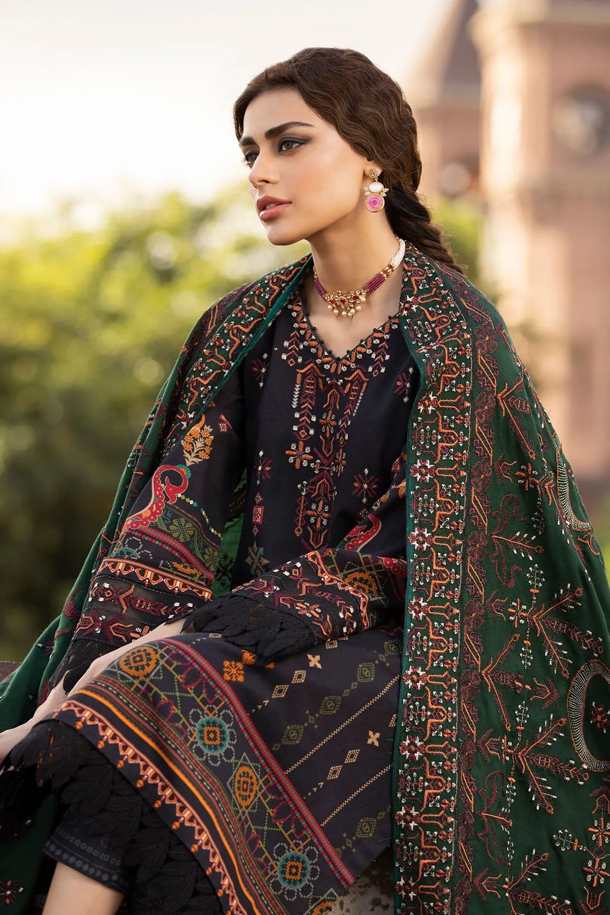 KALASH | Nureh Maya Winter Khaddar Collection Vol 2 2021 | Unstitched Embroidered Khaddar Suits