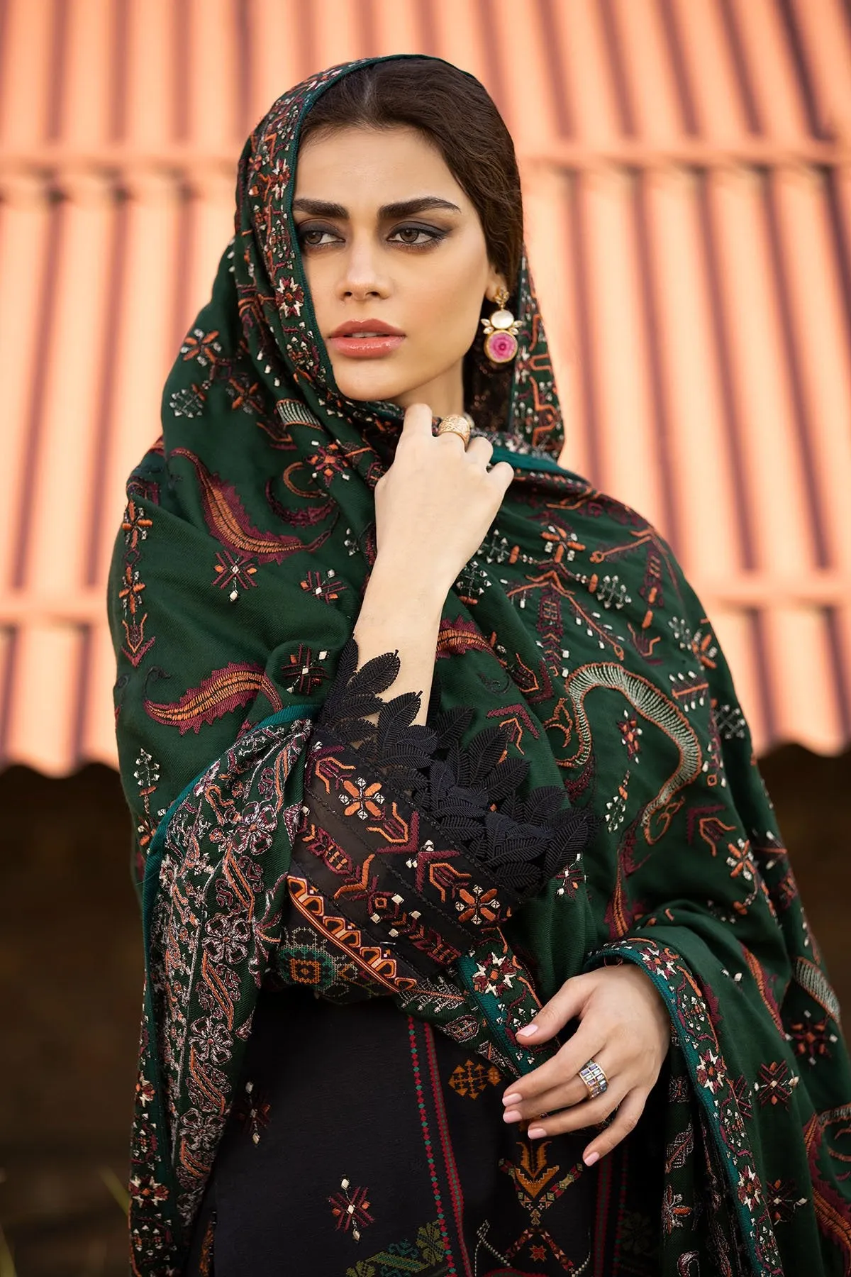 KALASH | Nureh Maya Winter Khaddar Collection Vol 2 2021 | Unstitched Embroidered Khaddar Suits
