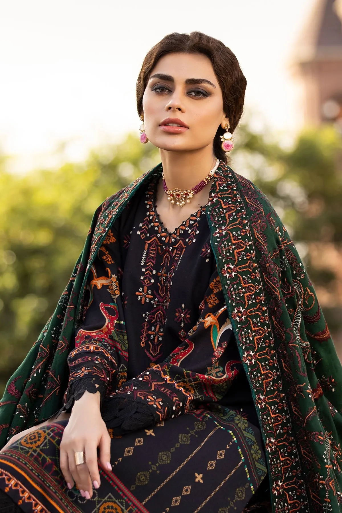 KALASH | Nureh Maya Winter Khaddar Collection Vol 2 2021 | Unstitched Embroidered Khaddar Suits