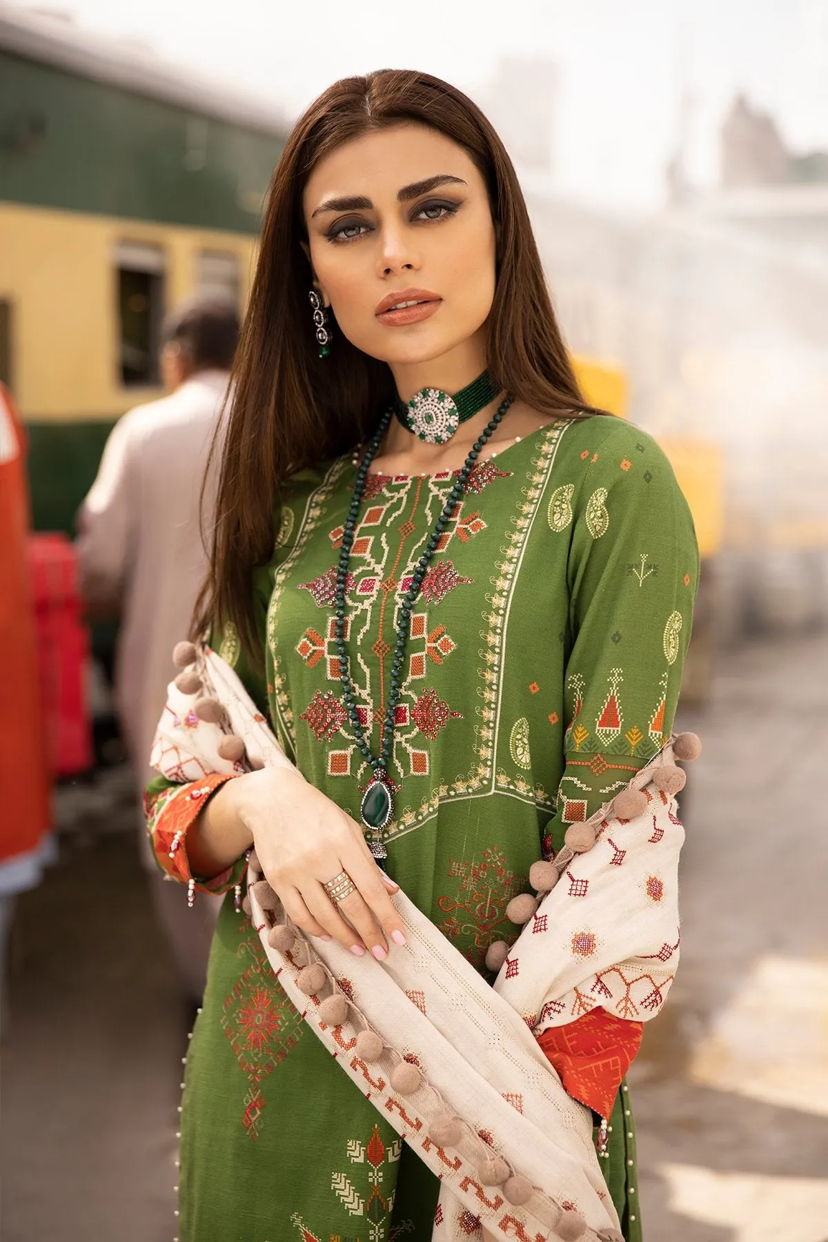KASHMIRI | Nureh Maya Winter Khaddar Collection Vol 2 2021 | Unstitched Embroidered Khaddar Suits