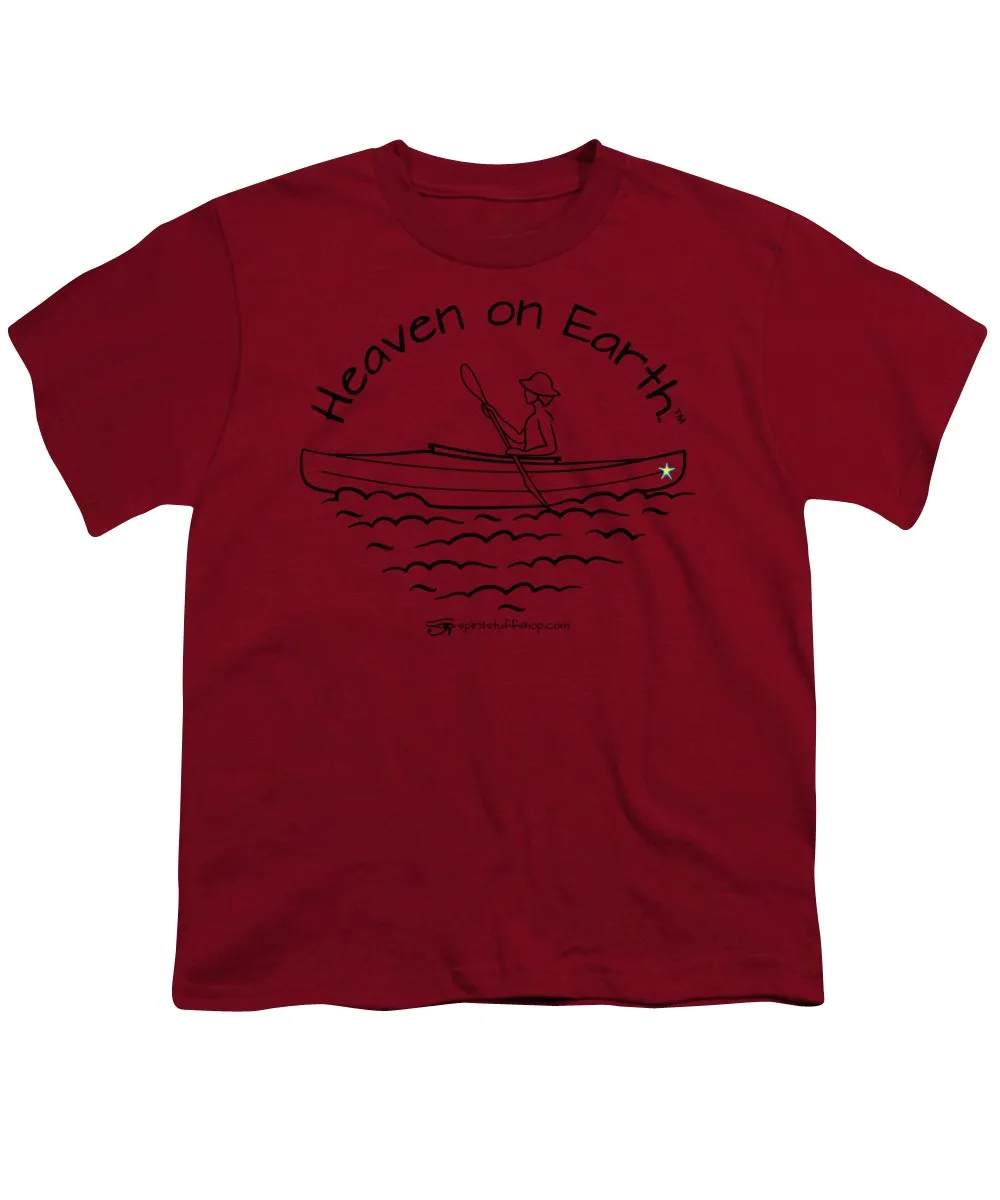 Kayaker Heaven On Earth - Youth T-Shirt