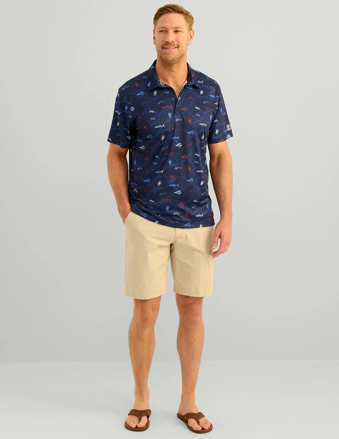 KC Print Pursuit Performance Polo