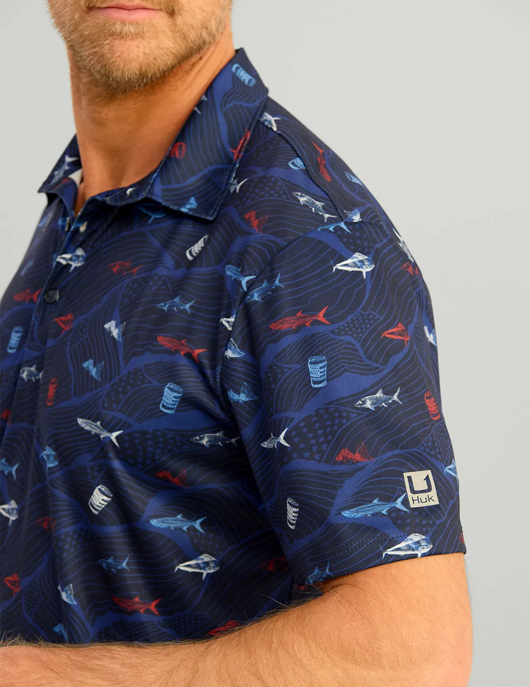 KC Print Pursuit Performance Polo