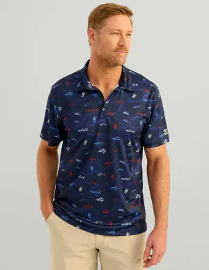KC Print Pursuit Performance Polo