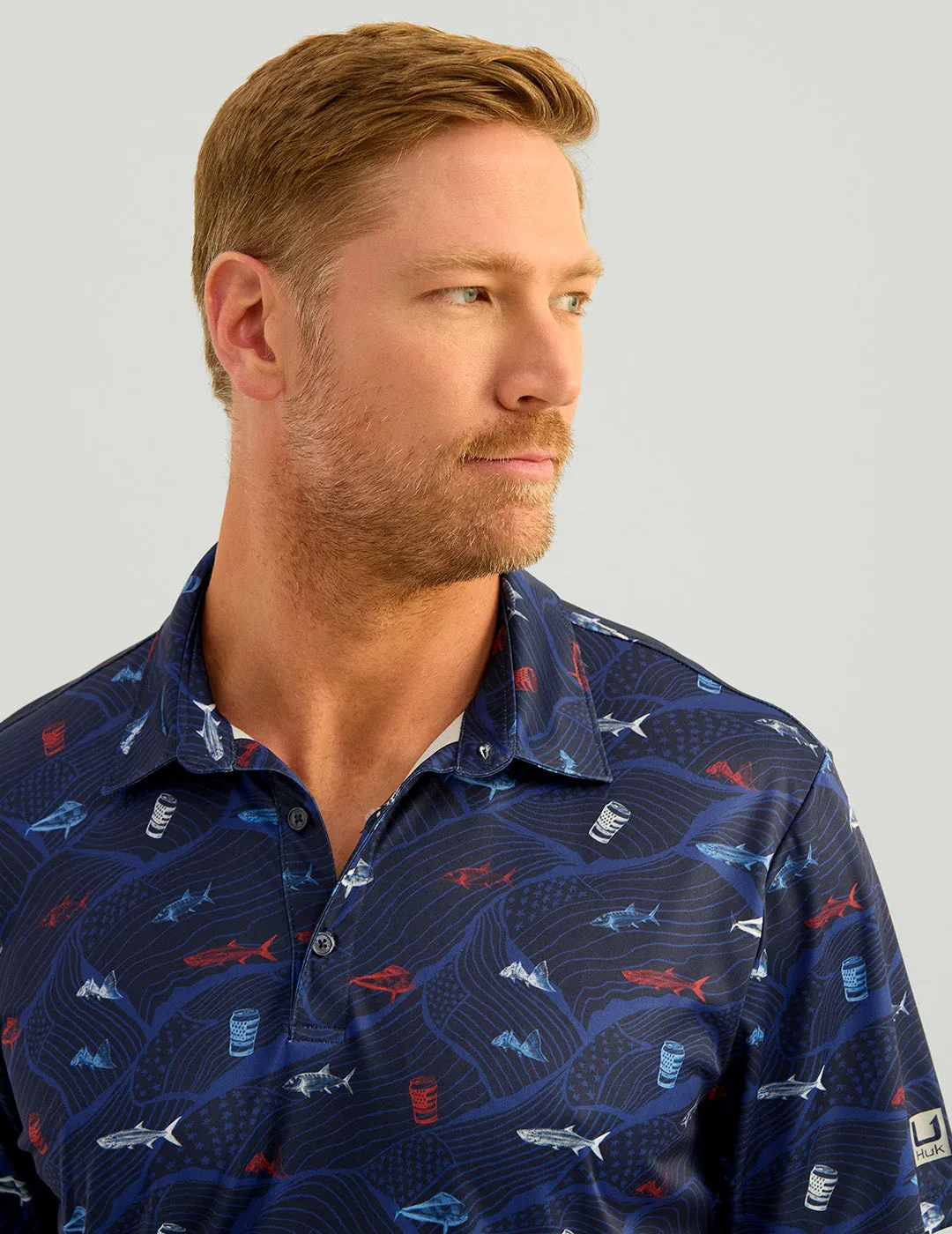 KC Print Pursuit Performance Polo