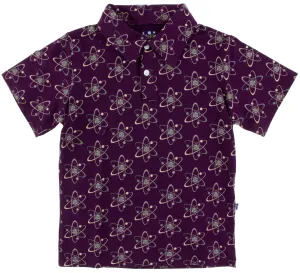 KicKee Pants Wine Grapes Atoms S/S Performance Polo