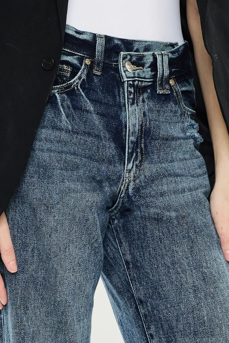 Kora High Rise 90's Straight Leg Jeans