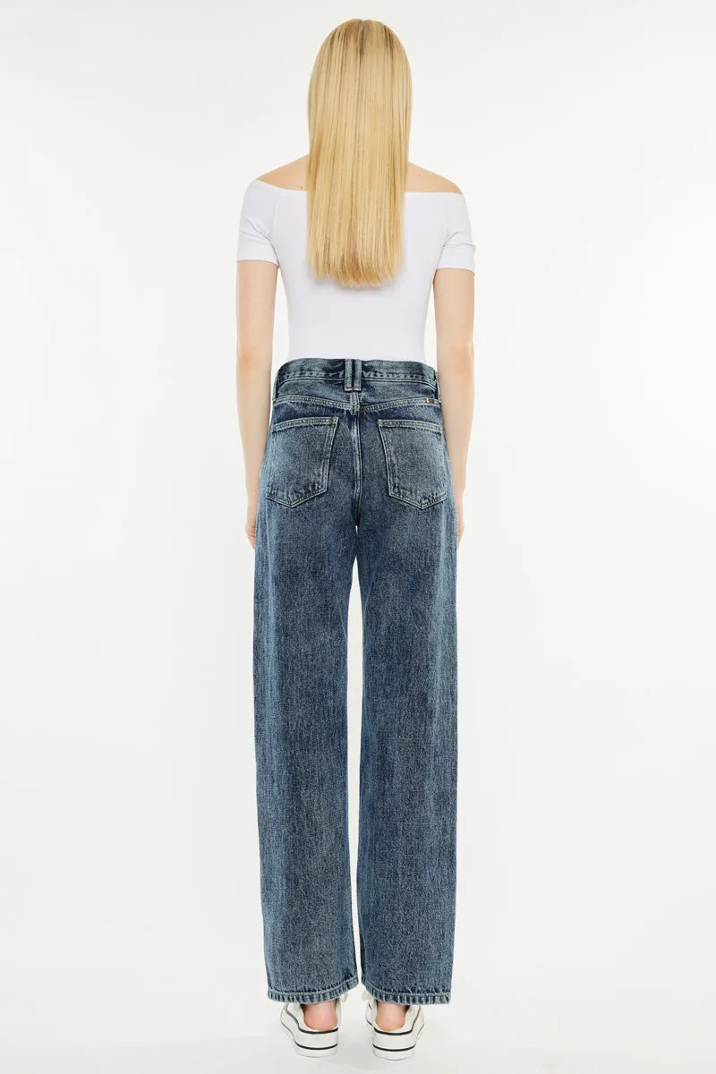Kora High Rise 90's Straight Leg Jeans