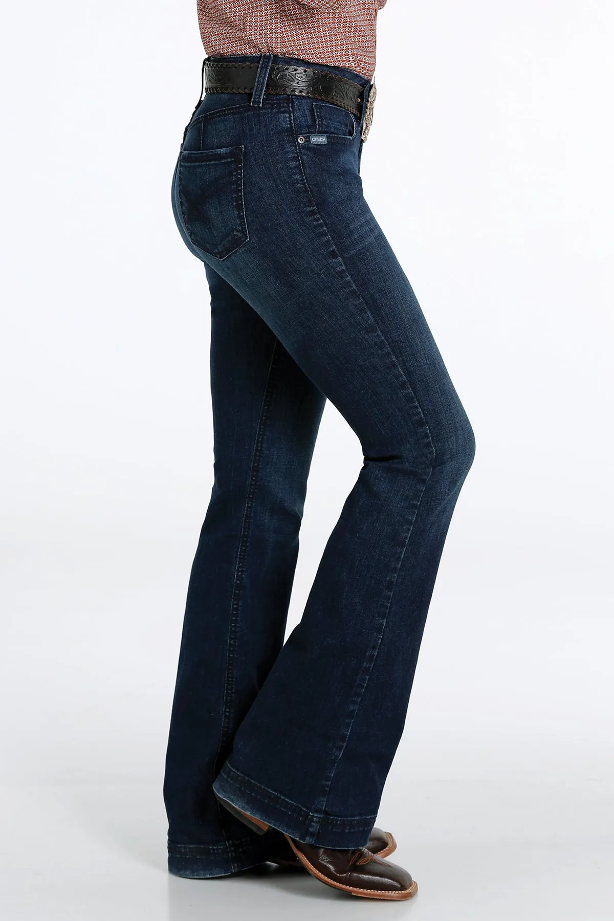 LADIES LYNDEN DARK WASH CINCH TROUSER