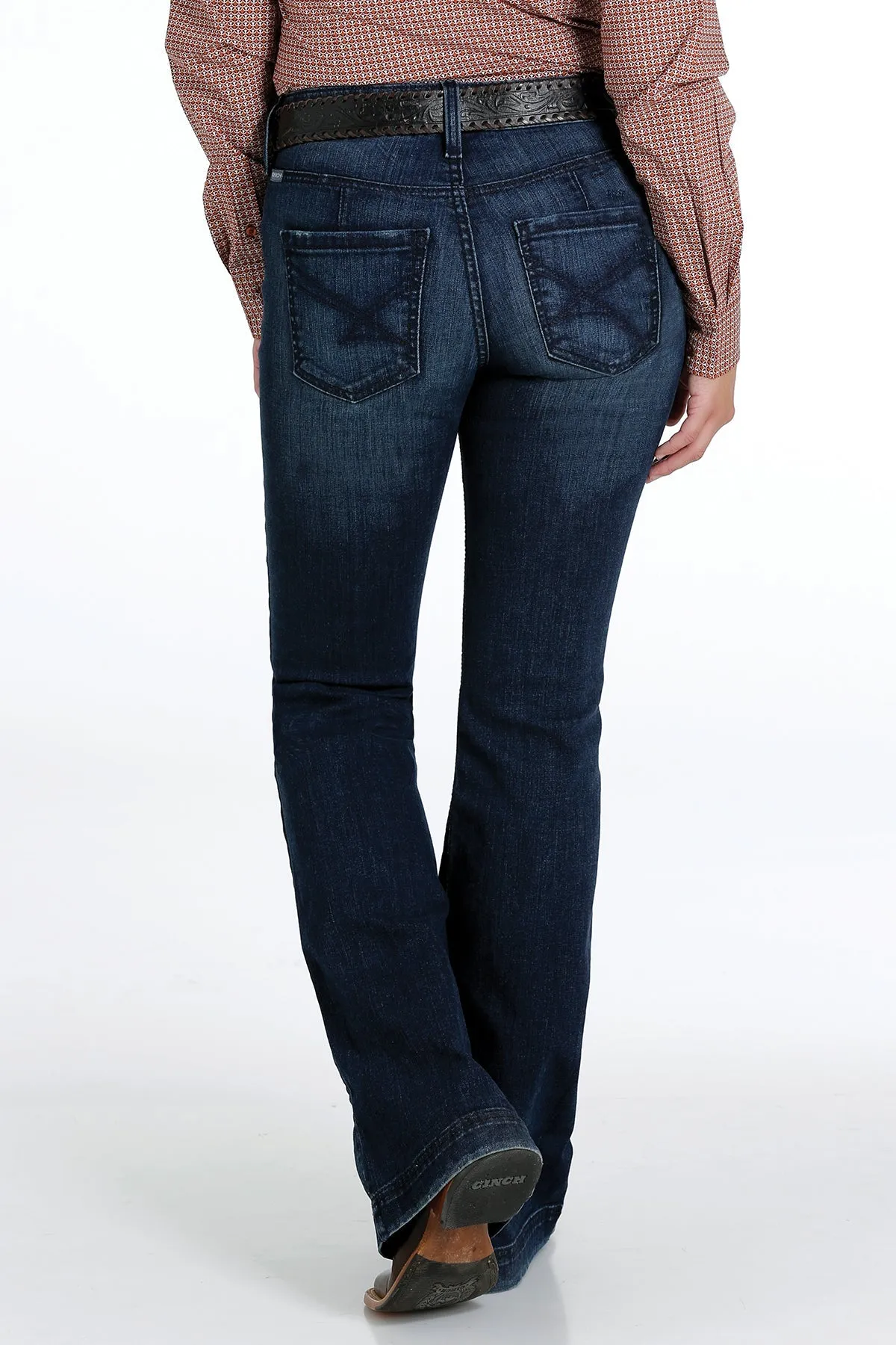 LADIES LYNDEN DARK WASH CINCH TROUSER