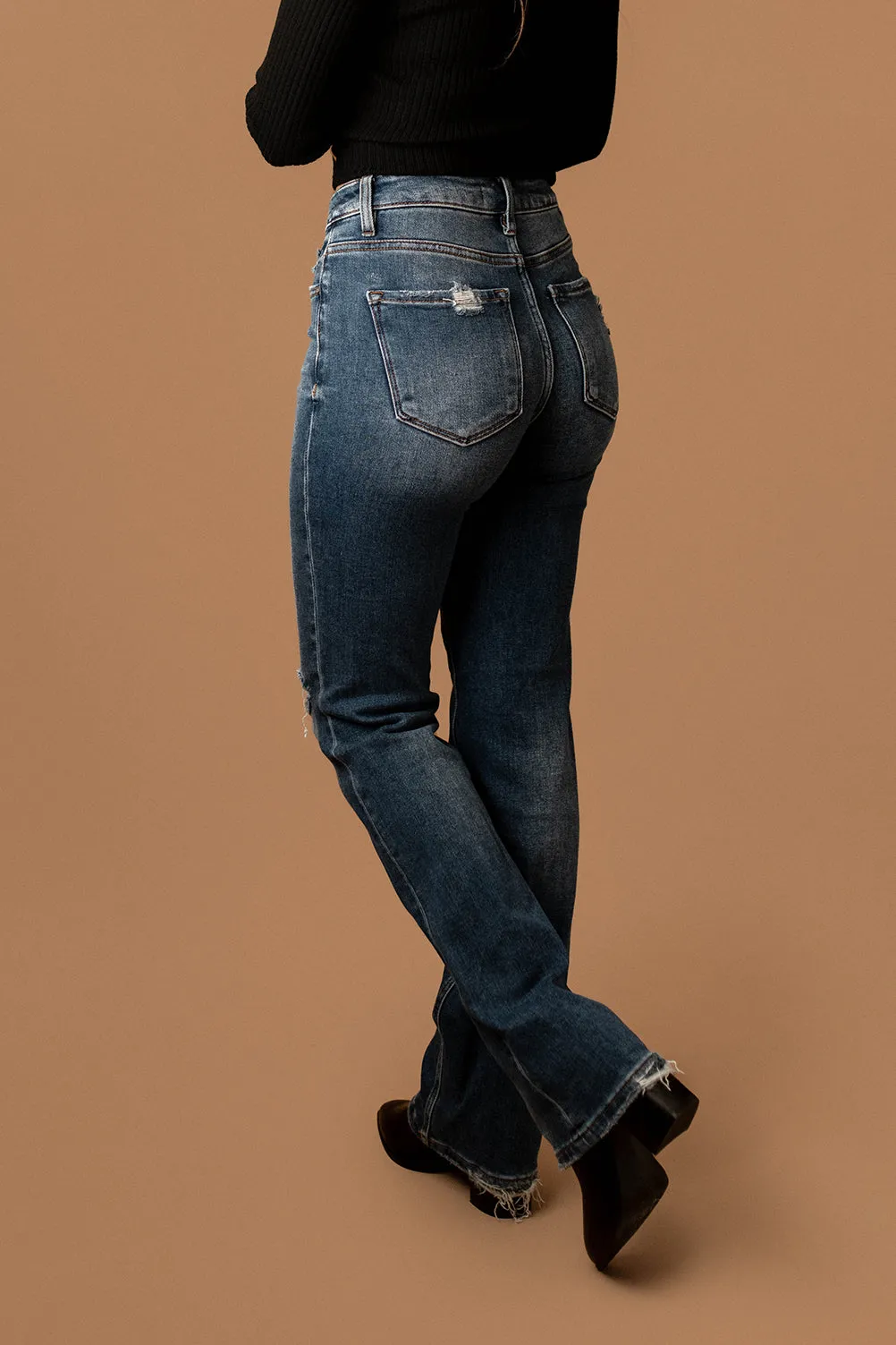 Lauren High-Rise Tummy Control Straight Jeans