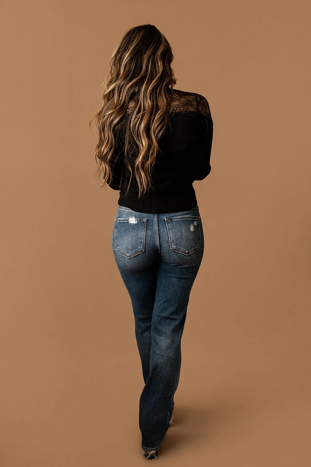 Lauren High-Rise Tummy Control Straight Jeans