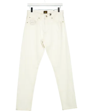 Lee White Rider Slim Straight Jeans W28